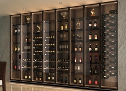 Bespoke living-room media storage and display wall
