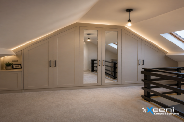 Loft storage wardrobes in Northwood