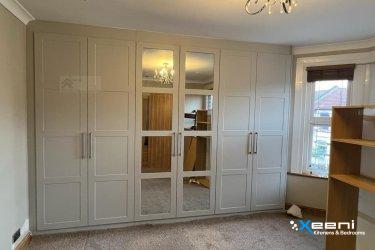 Shaker style wardrobes in Chiswick