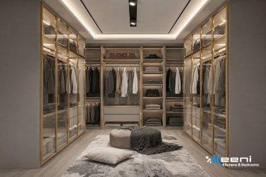 Glass door wardrobes in Northwood