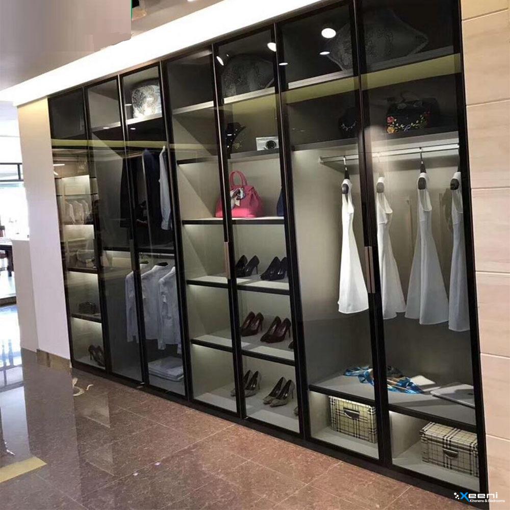 Glass door warrobes
