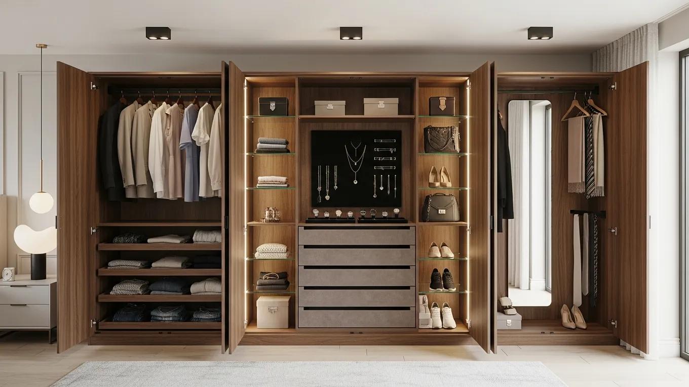 Bespoke wardrobe demonstrating made-to-measure craftsmanship