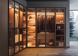 Fluted Glass Dressing Suite