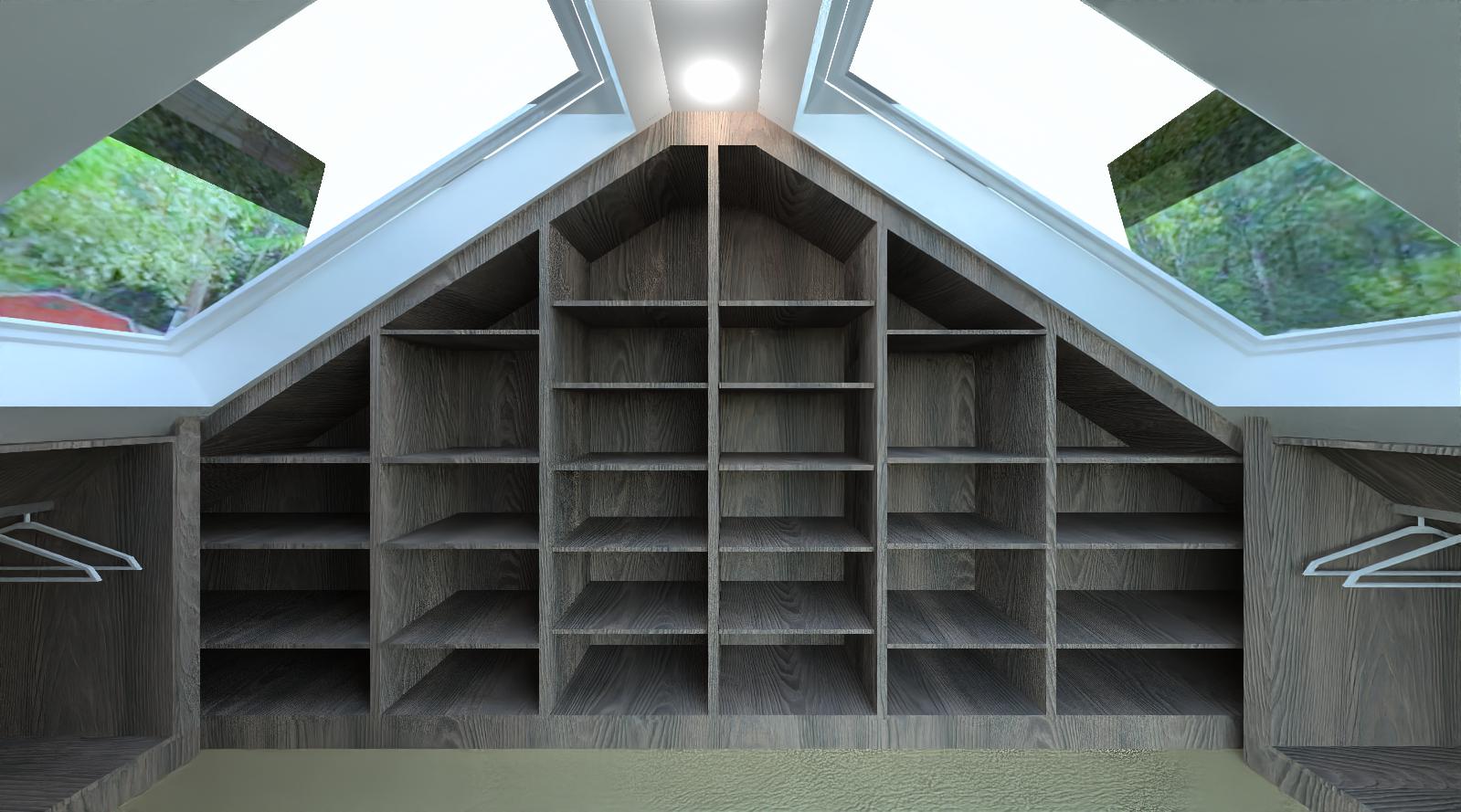 Low Eaves Cupboards