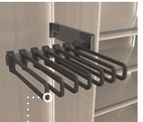 Pull-Out Organiser Side Mount Anthracite