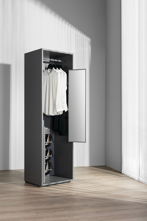 Pull-Out Pivoting Mirror Anthracite