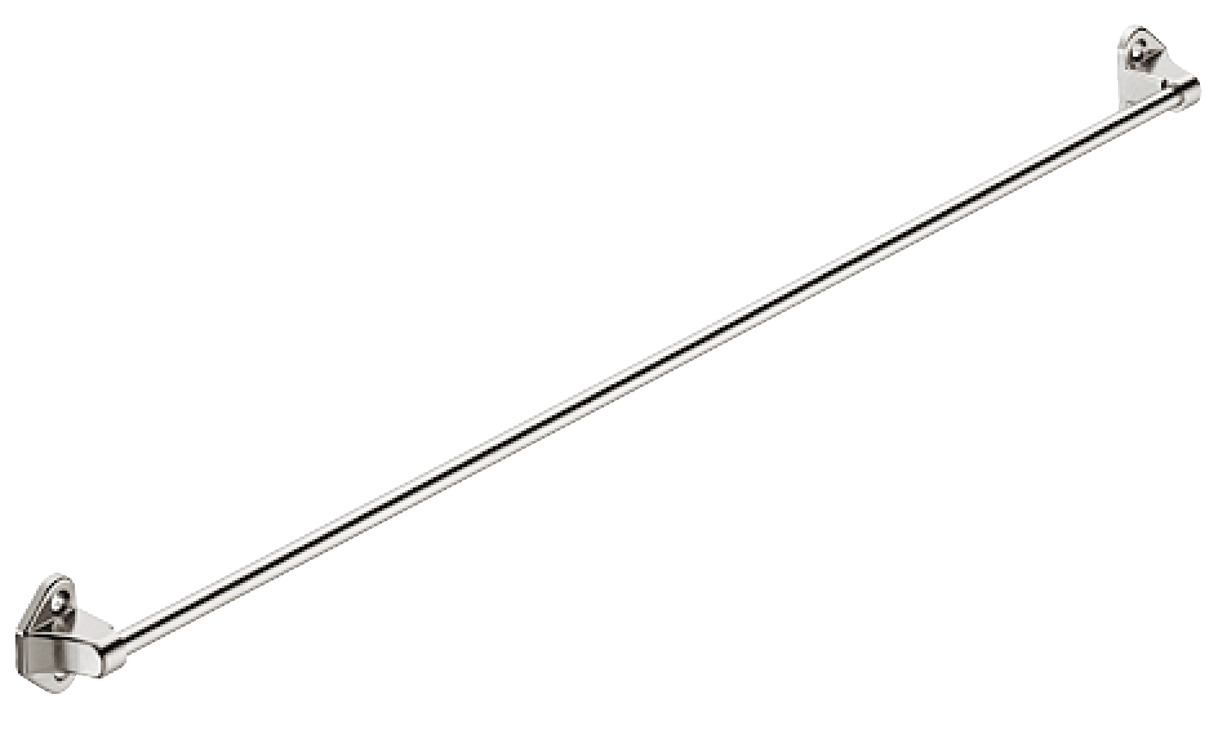 Tie and Belt Holder Polished Silver